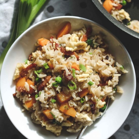 Gluten-Free Bacon Fried Rice