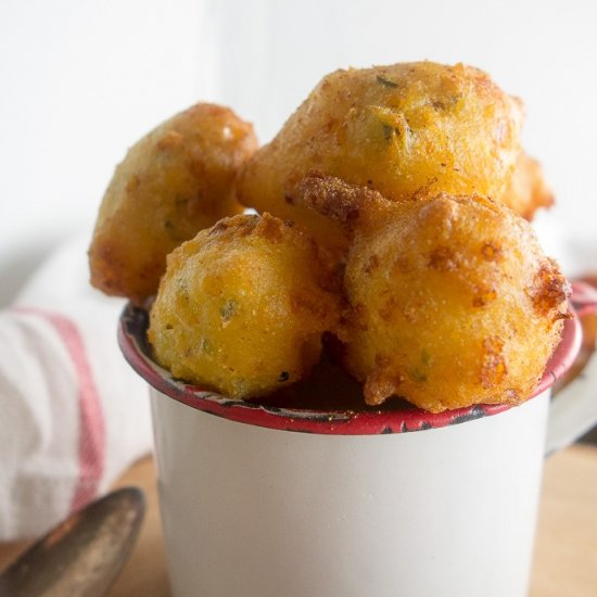 Jalapeno Cheese Hush Puppies