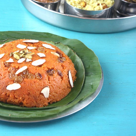 Reduced Fat Carrot Halwa