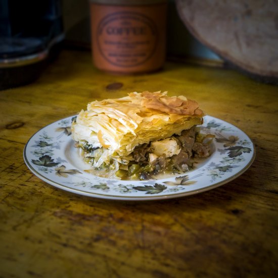 Leftover Filo Pastry Pie