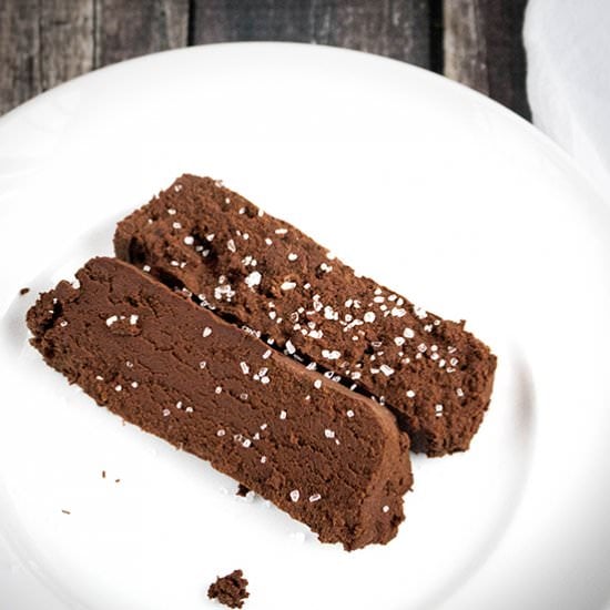 Low Carb Salted Chocolate Terrine