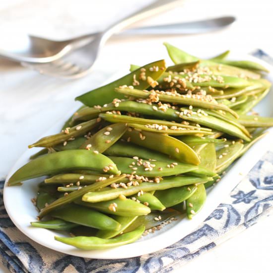 Stir Fried Sugar Snap Peas