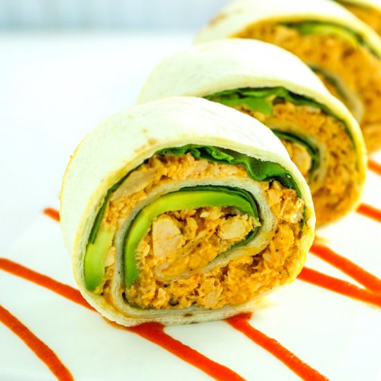 Spicy Tuna Pinwheels