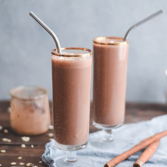 Banana Cacao Oat Smoothie