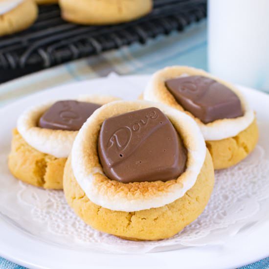 Peanut Butter Fluffernutter Cookies