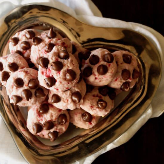 Raspberry Chocolate Cookies