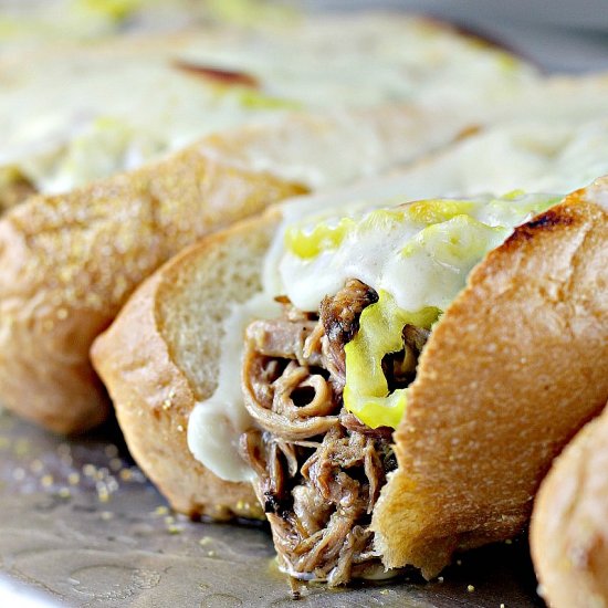 Italian Hoagie Pulled Pork Subs