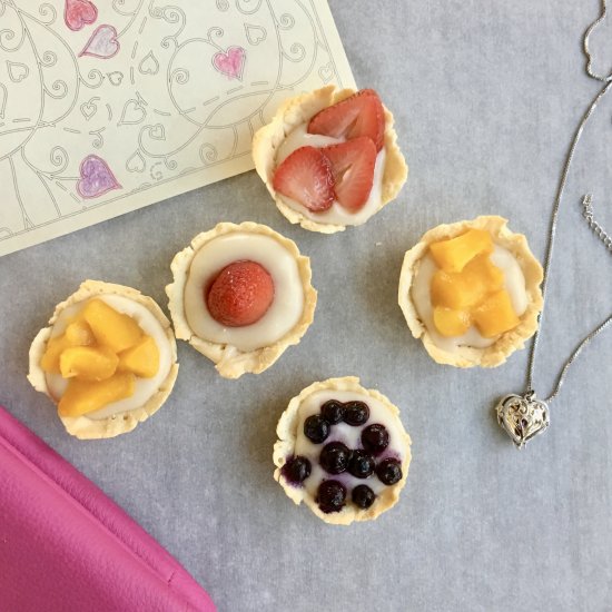 Mini Custard Fruit Tarts