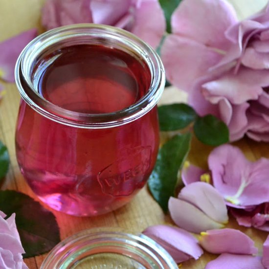 Rose Simple Syrup