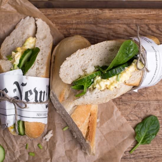 The Best Egg Salad Sandwich