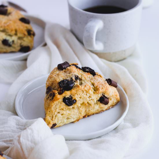 Dairy-Free/Vegan Chocolate Scones