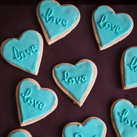 Love Heart Cookies