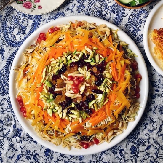 PERSIAN JEWELLED RICE WITH SCORCHED