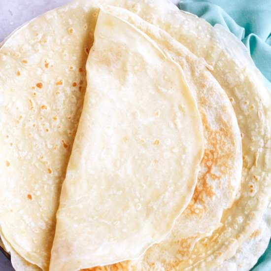 Sugar Free Crepes (Pancakes)