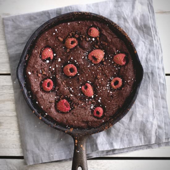 Raspberry + Dark chocolate Brownies