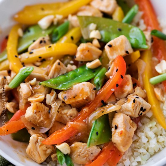 Szechuan Chicken Stir Fry