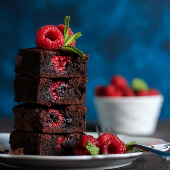 Raspberry Brownies