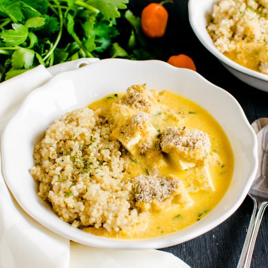 Habanero Parsley Tofu Casserole