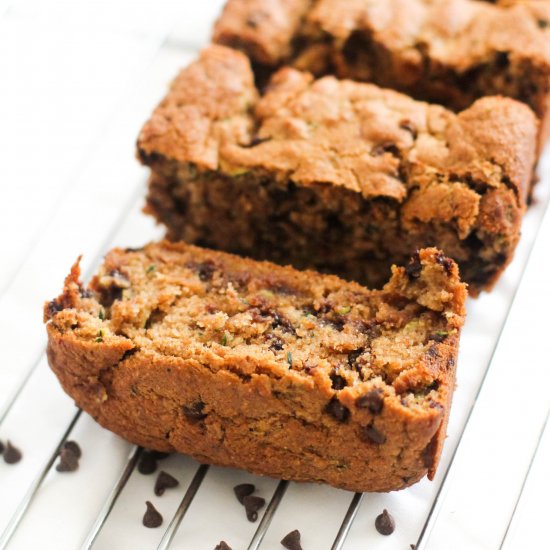 Chocolate Chip Zucchini Bread(V&GF)