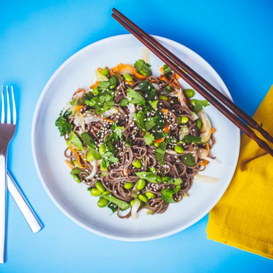 Vegan Soba Noodle Salad