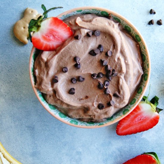 Healthy Greek Yogurt Chocolate Dip