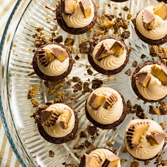 Peanut Butter Brownie Cups