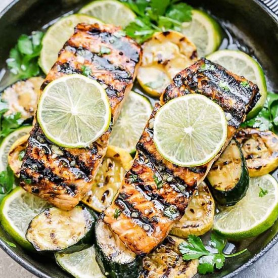 Honey Lime Salmon