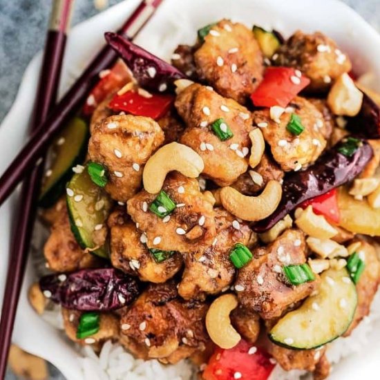 Kung Pao Chicken Stir Fry