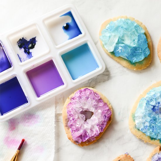 Geode Sugar Cookies