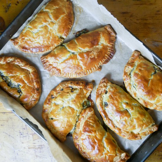 Spinach and Ricotta Cheese Empanada