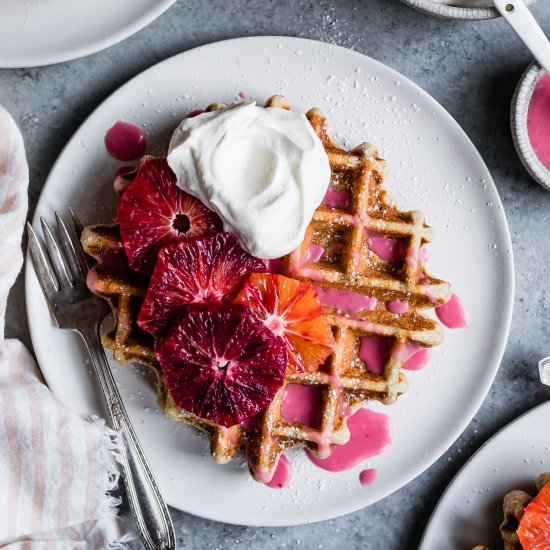 Gluten-Free Chamomile Waffles