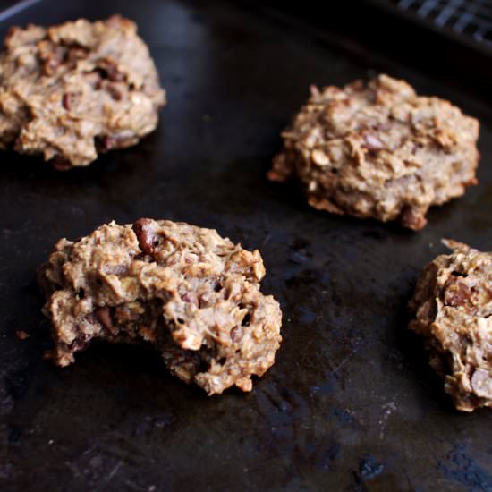 Banana Chocolate Chip Cookies