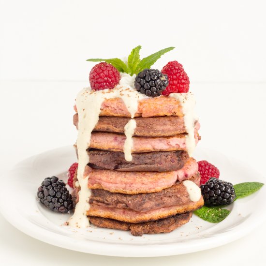 Chocolate Beet Pancakes