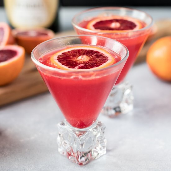 Blood Orange Mimosas