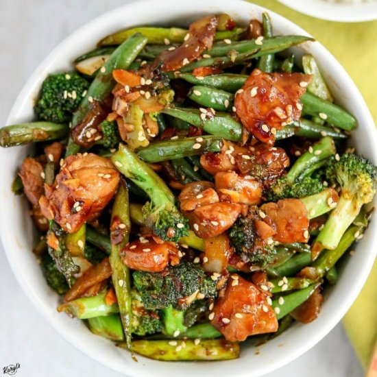 Spicy Chicken Vegetable Stir Fry