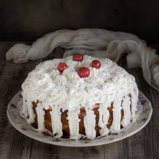 Cherry Chiffon Cake