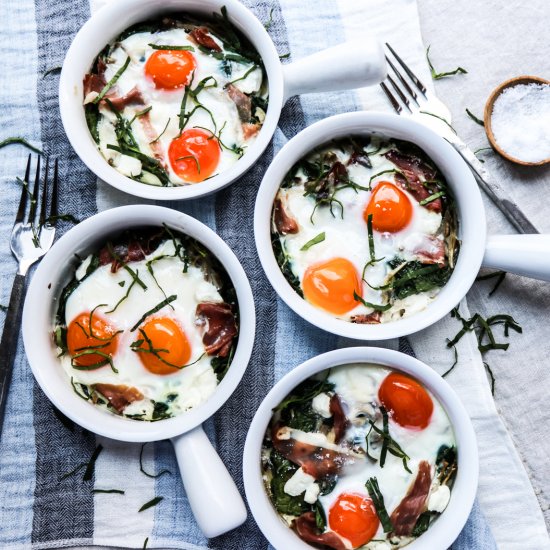 Individual Baked Eggs