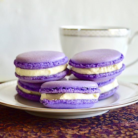 Lavender Honey Macarons