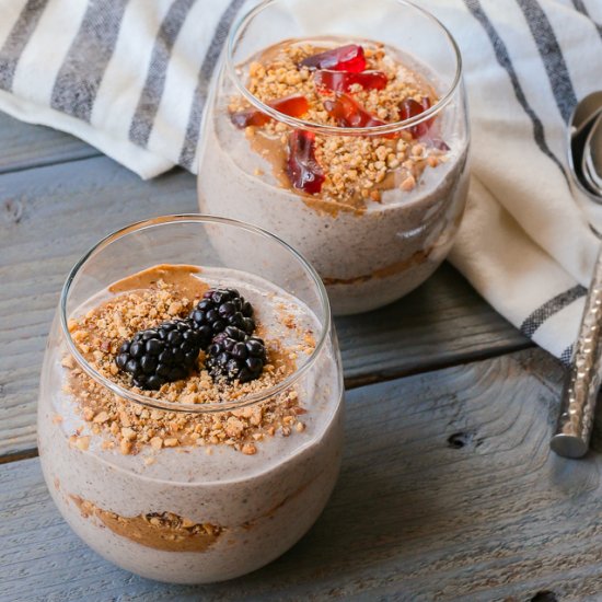 Chia Pudding Dirt Cup Parfaits