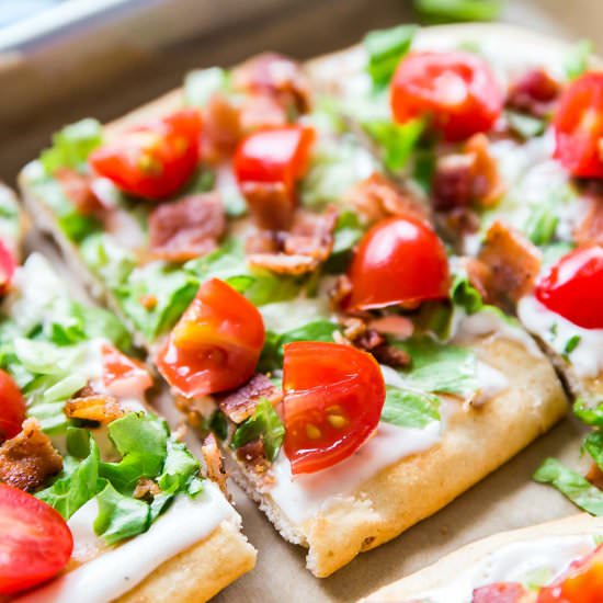 BLT Ranch Flatbread Pizza