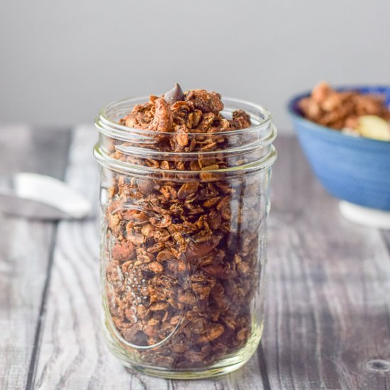 Crunchy Chocolate PB Granola