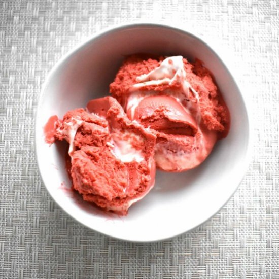 Homemade Royal Velvet Ice Cream