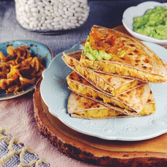 Smoky White Bean Quesadillas