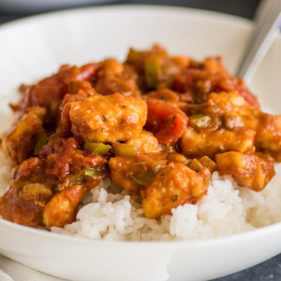 Easy Chicken Curry for Two