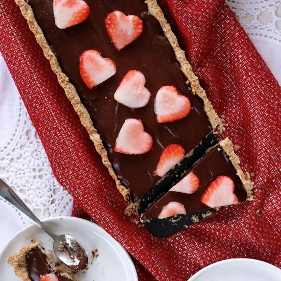 Vegan Chocolate Ganache Tart