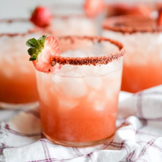 Sparkling Rose Margaritas