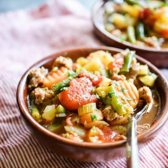 Paleo Minestrone Soup