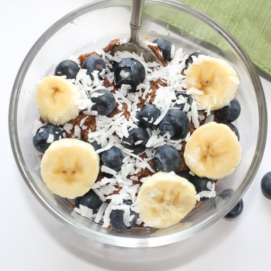 Blueberry Coconut Oatmeal