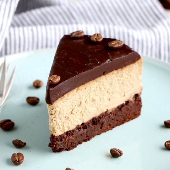 Coffee Brownie Cheesecake