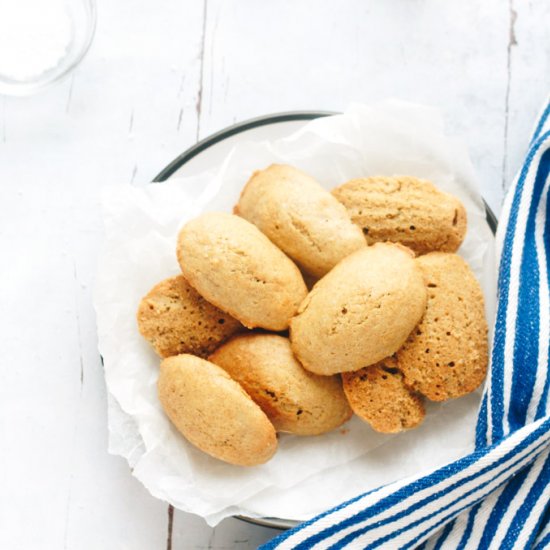 Sugar Free Brown Butter Madeleines